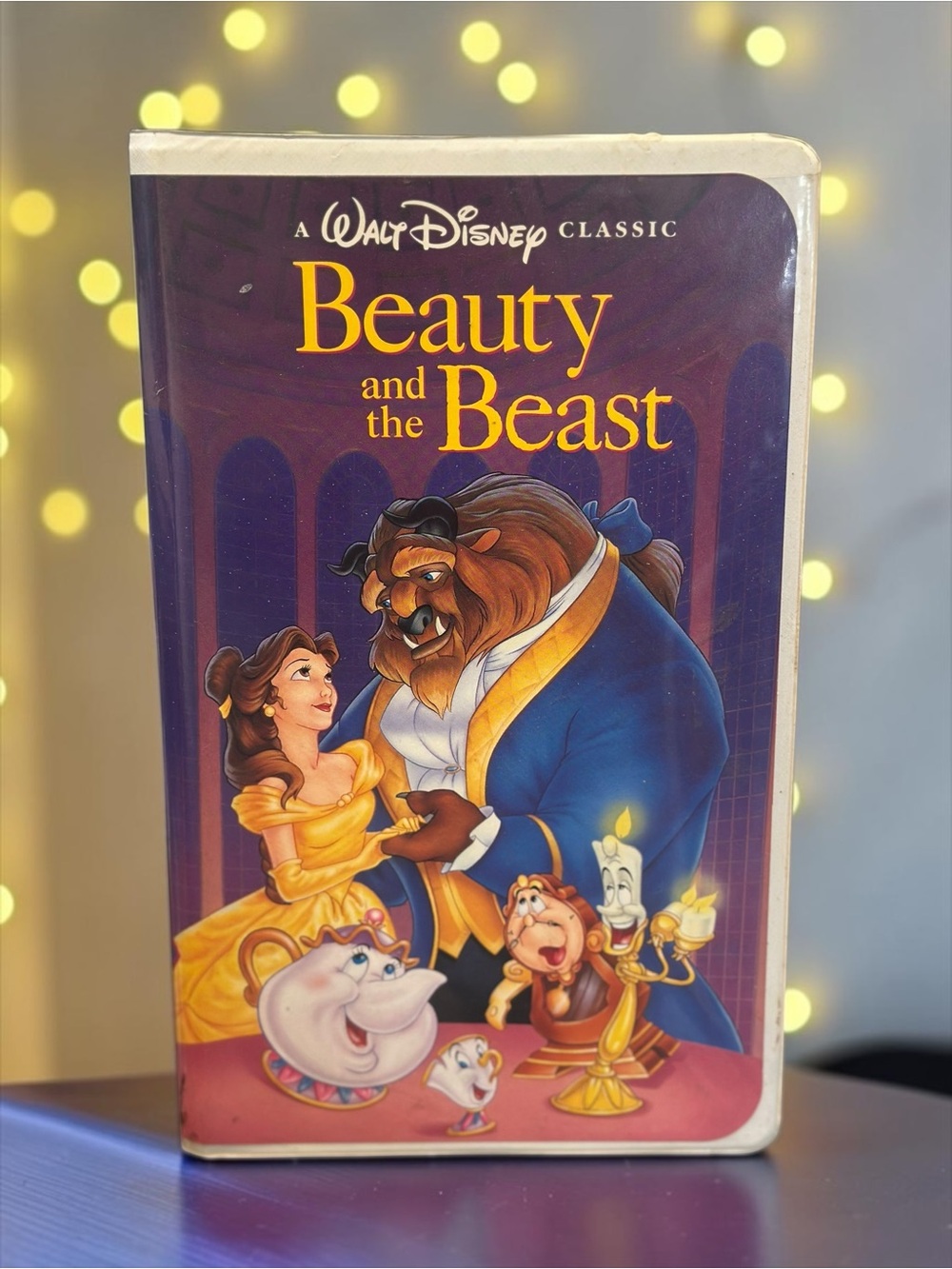 Beauty and the Beast VHS 1992 Disney Black Diamond Classic 1325 Vaulted OOP